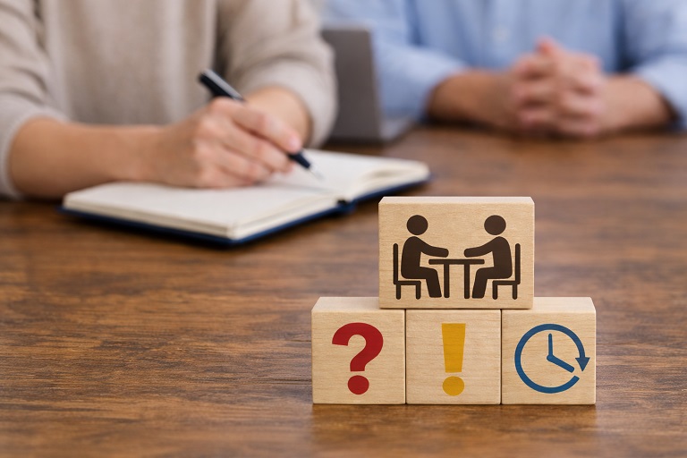 1on1が続かない原因（目的・責任・時間のズレ）を整理する1on1のイメージ